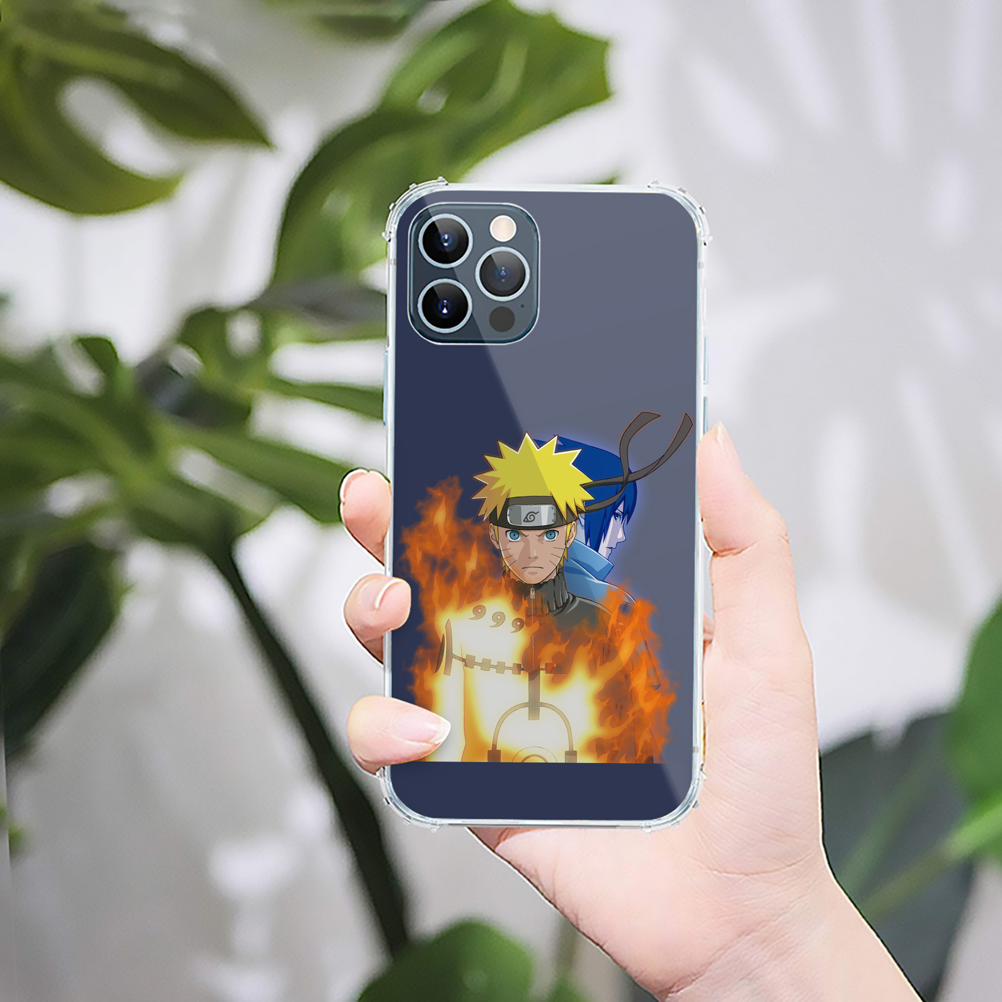 （画像用） NARUTO -ナルト- うずまき ナルト Uzumaki Naruto 【iPhone 12シリーズ対応】透明スマホケース（クリアソフトケース）